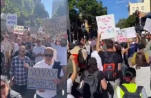 Australia: Tłumy na ulicach, Australijczycy protestują w obronie swojej wolności