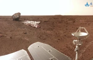 Chiński łazik Zhurong przejechał już prawie 600 m na Marsie