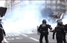 Paryż: Demonstrujący starli się z policją