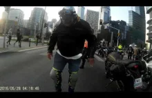 Atak na motocyklistów - Warszawa Moto Street Terror 2021