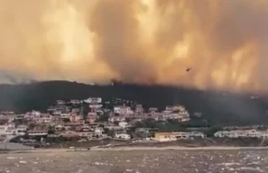 Gigantyczne pożary na Sardynii. Kilkaset osób ewakuowano!