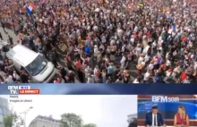 Jak francuskie media pokazują protesty
