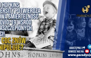 Johns Hopkins University Potwierdza Zerową śmiertelność Na COVID-19 Wśród...