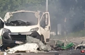 Częstochowa: Wybuch butli z gazem na parkingu przed sklepem, dwie osoby zginęły.