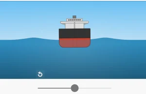 Fizyka na morzu - artykuł z animacjami na temat sił działających na statki