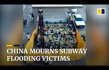 Dramatyczne sceny z Chin. Ludzie tonęli w metrze
