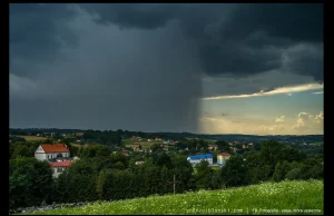 Zjawisko Downburst - Hyżne k. Rzeszowa (28.07.2021)