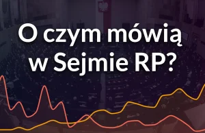Graficzna analiza wszystkich wypowiedzi w Sejmie od 1991 roku