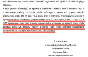 w przypadku obumarcia płodu w ciąży bliźniaczej nie można ratować zdrowego płodu