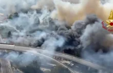 Włochy: dramatyczna sytuacja w Pescarze. Pożar trawi miasteczko!