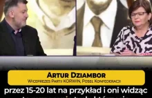 Artur Dziambor w debacie TVN pokazuje hipokryzję PiS, KO, Lewicy, PSL i Hołowni.