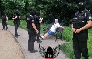 Łowcy pedofili dorwali 66-latka w parku na Żoliborzu w Warszawie....