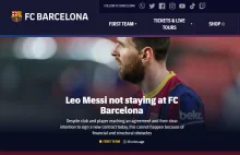 Oficjalnie: Barcelona żegna Messiego