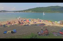 Plaże nad Jeziorem Solińskim - Polańczyk , Solina