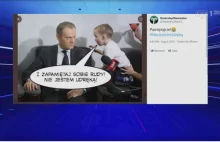 TVP w głównym wydaniu Wiadomości puściło memy z Tuskiem