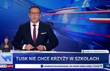 TVPiS: "Tusk nie chce krzyży w szkołach"