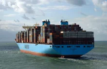 Maersk osiąga rekordowe przychody z transportu i winduje ceny frachtu