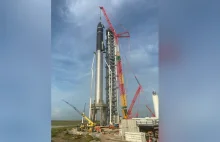 SpaceX Starship największą rakietą na świecie. Firma stawia moduł SN20 na...