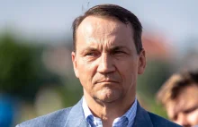 Sikorski: Polska powinna wystawić weksel, niech Izrael ściągnie sobie w Berlinie