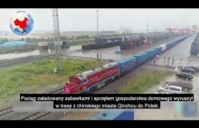 Nowa szybka trasa kolejowa z Chin do Polski.