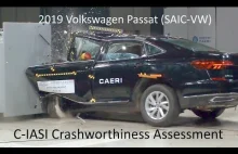 2019-2020 Volkswagen Passat. Made in China crash test.