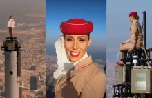 To nie efekty specjalne. Emirates serio postawił kobietę na czubku Burj Khalifa