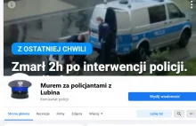 Na Facebooku powstał fan page "Murem za policjantami z Lubina" xD