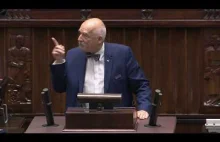 Janusz Korwin-Mikke: zabiliście z tych pieniędzy ponad 100.000 ludzi