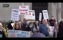 Transmisja z przesłuchania Julian Assange w sprawie ekstradycji do USA