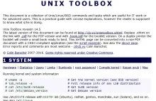 Praktyczny przewodnik Unix Toolbox [ENG]