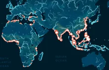 Najdokładniejsza mapa zanieczyszczenia rzek plastikiem