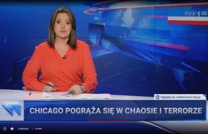 TVPiS zaczęło atakować USA: "Chicago pogrąża się w chaosie i terrorze"