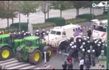 Belgijscy rolnicy protestują