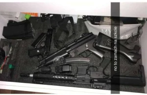 Nastolatka wrzuciła do sieci zdjęcie broni z podpisem "zamach na szkołę"....