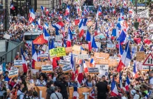 Ćwierć miliona osób demonstruje przeciw przepustkom sanitarnym we Francji