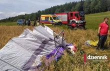 Tragedia na szybowisku koło Mieroszowa. Nie żyje 30-letni lotniarz -...