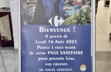 We Francji zakupy w Carrefour tylko dla posiadaczy paszportów sanitarnych