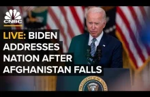 President Biden addresses the nation after Afghanistan falls to Taliban