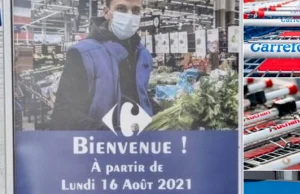 Niezaszczepionym wstęp wzbroniony do Carrefoura, Auchan, E.Leclerc i Ikei...