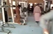 Pierwszy kontakt Talibów z siłownią