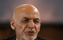 Prezydent Afganistanu oskarżany o kradzież milionów. Zabrał głos