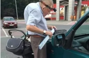 72 - letni Pan Andrzej zarabia wymieniając wycieraczki