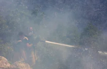 Polscy strażacy uratowali greckie miasto przed pożarem