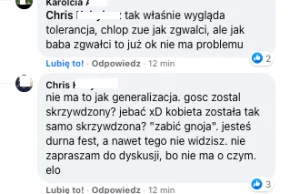 Julka z Facebooka publicznie broniła gwałtu na mężczyźnie