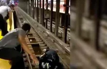 Nowojorskie metro: bohaterski policjant