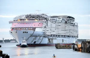 Największy statek pasażerski na świecie wypłynął ze stoczni w Saint-Nazaire