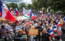 Manifestacje we Francji przeciwko paszportom sanitarnym. "Mamy dość kłamstw"