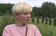 Kobieta wyzywająca na granicy polskich żołnierzy od zbirów w faktach TVN