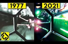 Klasyczna scena z Gwiezdnych Wojen odtworzona w programach graficznych
