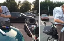 Pan Andrzej od lat wymienia na parkingu wycieraczki. Zebrano dla niego pieniądze